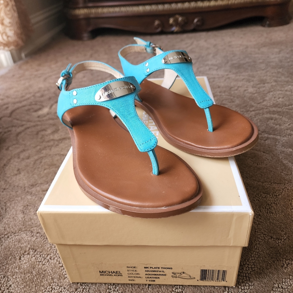 Michael Kors Plate Thong Sandal
